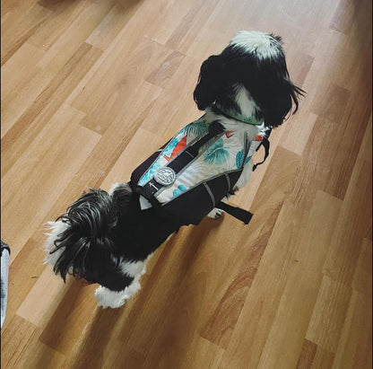 Premium Dog Life Jacket with Rescue Handle & Reflective Safety Strips | Adjustable Buoyancy Vest for Swimming, Boating & Water Adventures