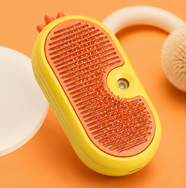 Bowboo MistGroom Pet Spray Comb – USB‑Rechargeable Detangling Brush for Cats & Dogs