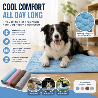 Bowboo CoolWave Ice Silk Pet Cooling Pad