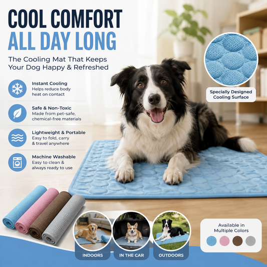 Bowboo CoolWave Ice Silk Pet Cooling Pad
