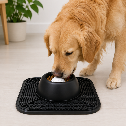 Bowboo Calm Bite Slow‑Feeding Dog Bowl