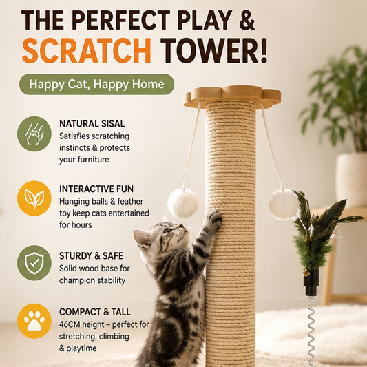 Bowboo -46cm Cat Scratching Post